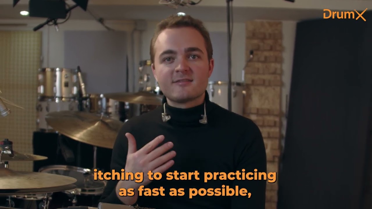 DrumX Quick Start - Start practicing as fast as possible