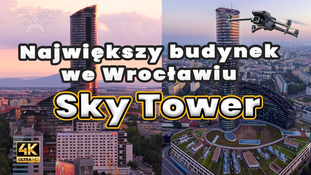 Najwyższy budynek we Wrocławiu  Sky Tower #skytower #poland #wroclaw