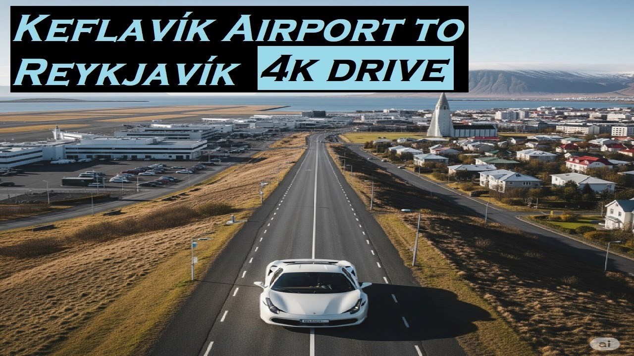 Keflavík Airport to Reykjavík | 4k Drive | Iceland POV