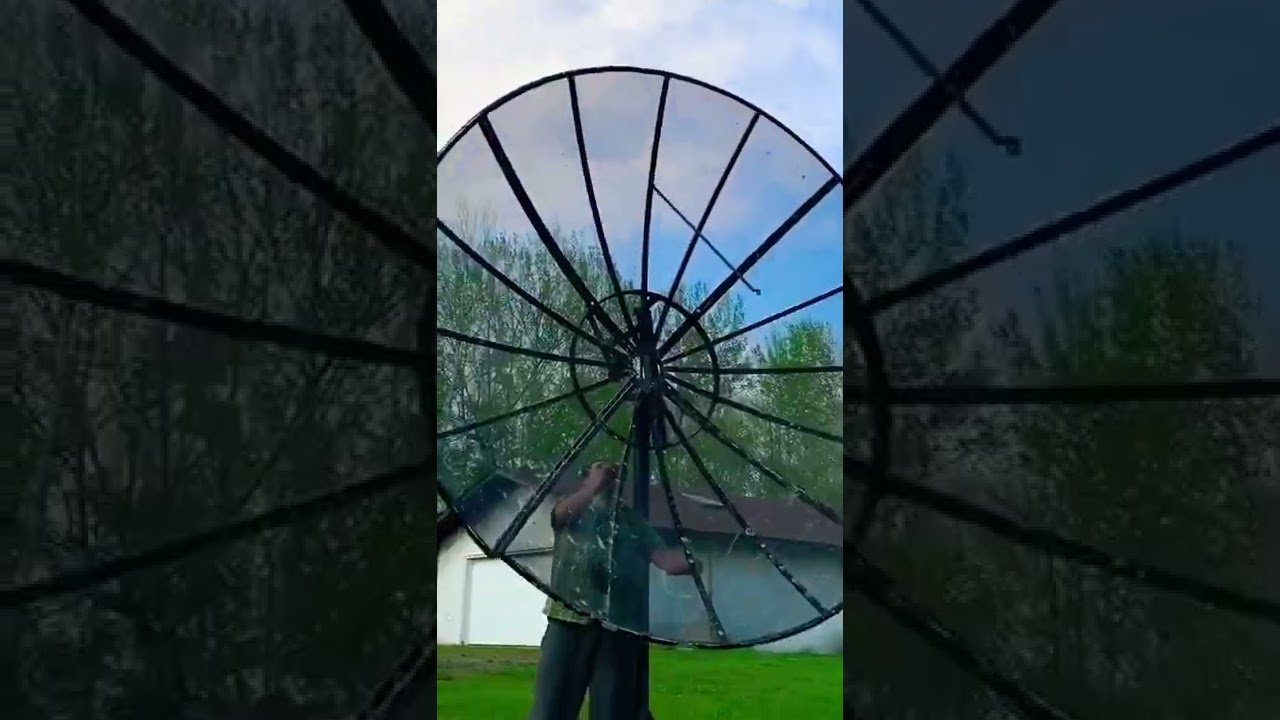 C Band Satellite Dish Removal to use for Satellite TV