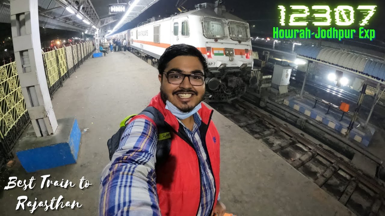*Station pe chin liya camera* 12307 Howrah Jodhpur Superfast Journey in AC 3 TIER #TravelwithSoumit