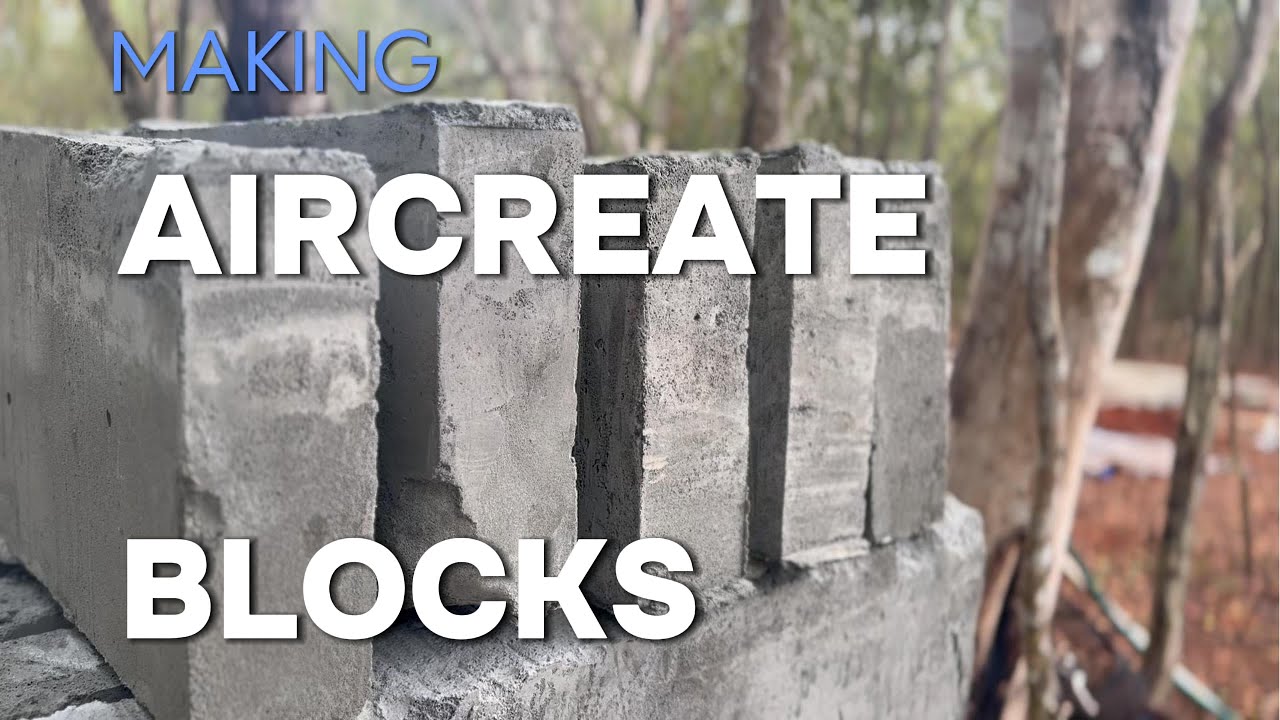 DIY Aircrete Blocks | Foam Concrete for Our Dome Home