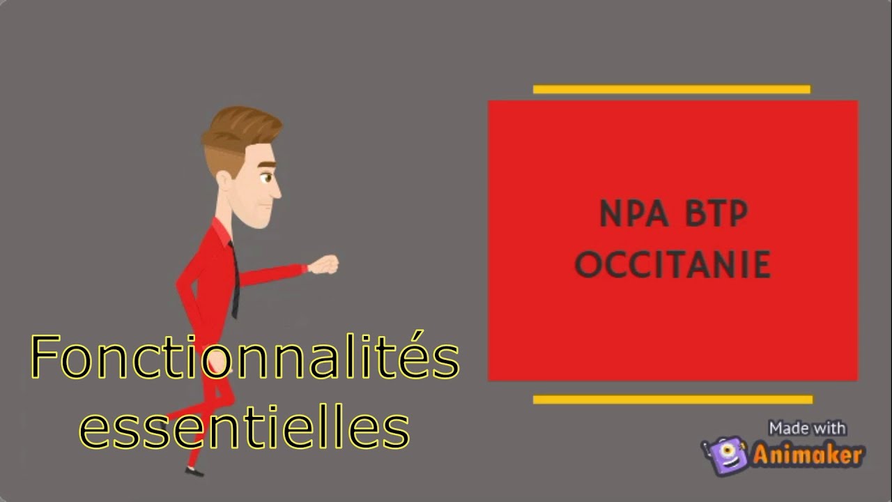 NPA BTP : Page d'accueil 2/5