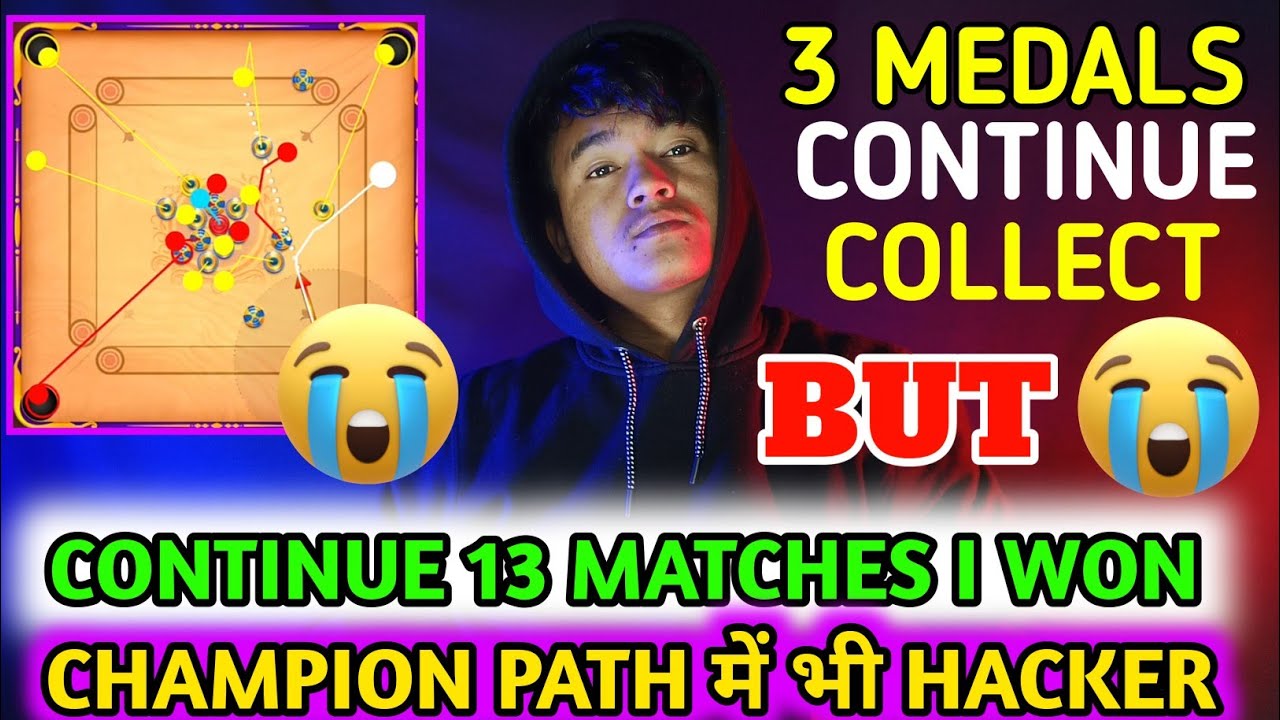 3 Medals Continue Collect 🎉🥳 But Last Match Auto Play 😭 Carrom Pool 🔥