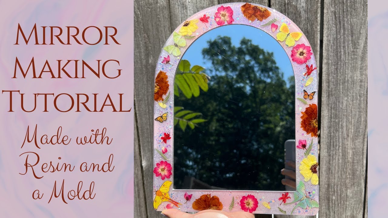 Resin Mirror Tutorial - Large Arch Mirror with Epoxy Frame