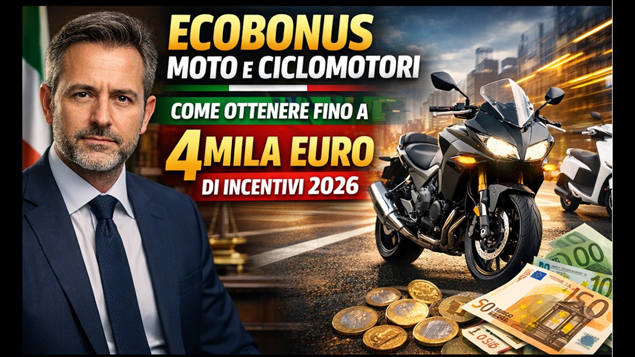 ECOBONUS MOTO 2026: Fino a &euro;4.000 di Incentivo &mdash; &Egrave; l'Ultimo Anno, Fai Domanda Ora