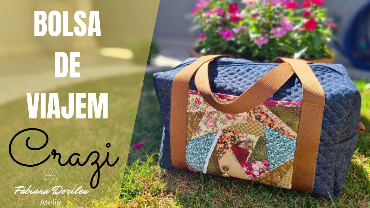BOLSA VIAJEM Crazy - PAP fácil de fazer