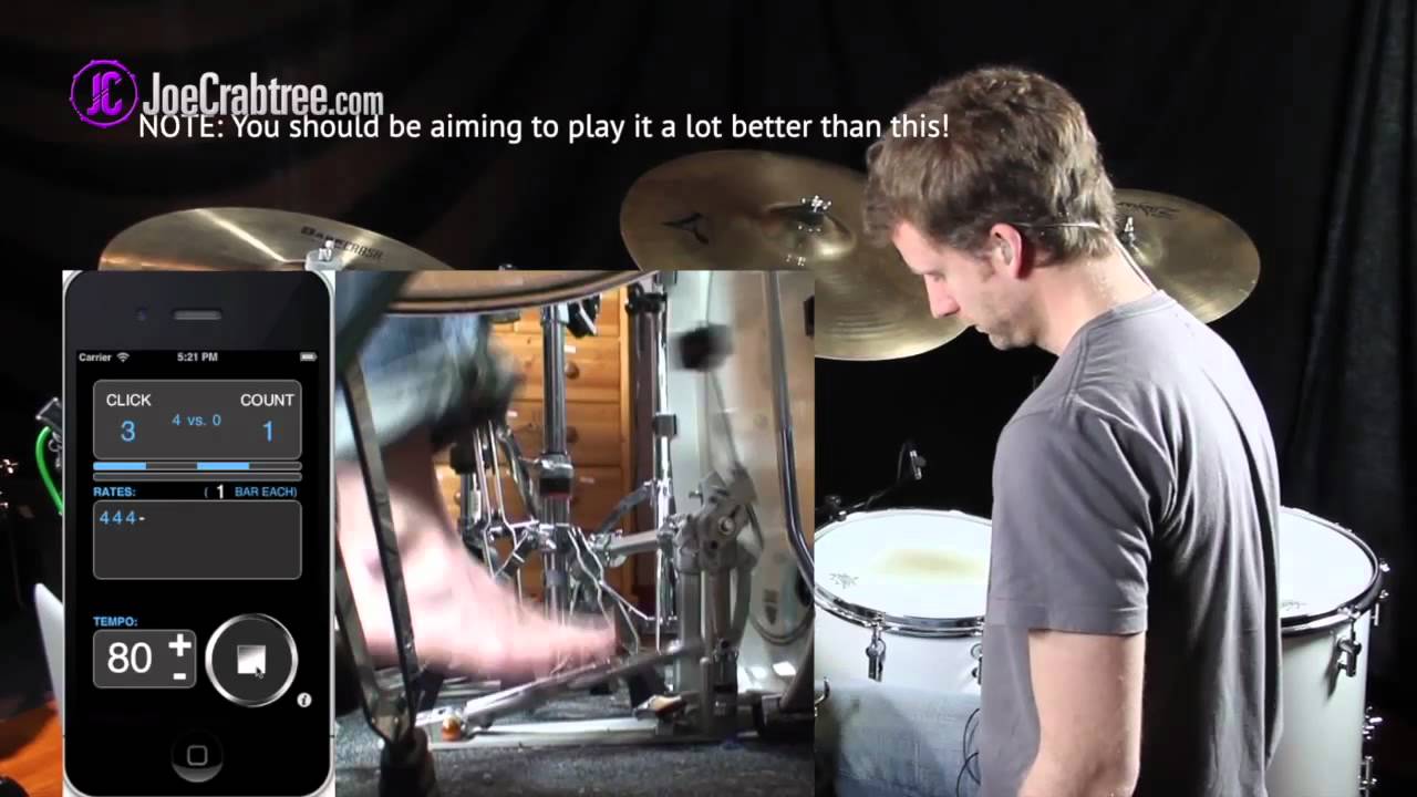 Drum Lesson : Developing Bass Drum Control part 1