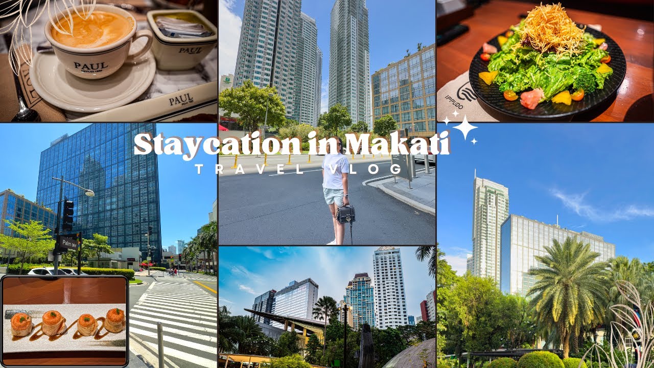Makati diaries.food vlog, staying at Fairmont Makati, paul’s cafe | silent vlog