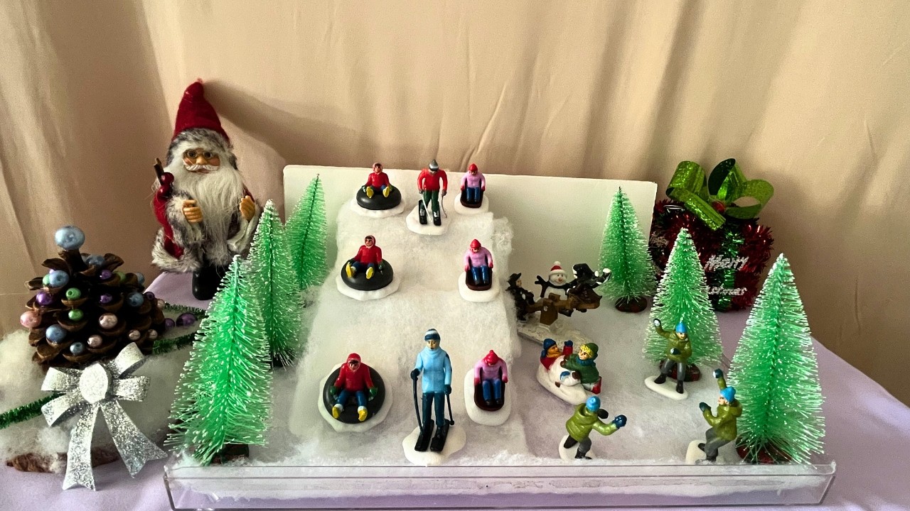 Dollar Tree Winter Sports DIY