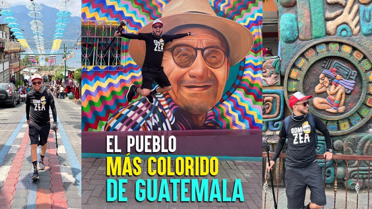 🔥 El pueblo MÁS COLORIDO de GUATEMALA / San Juan La Laguna