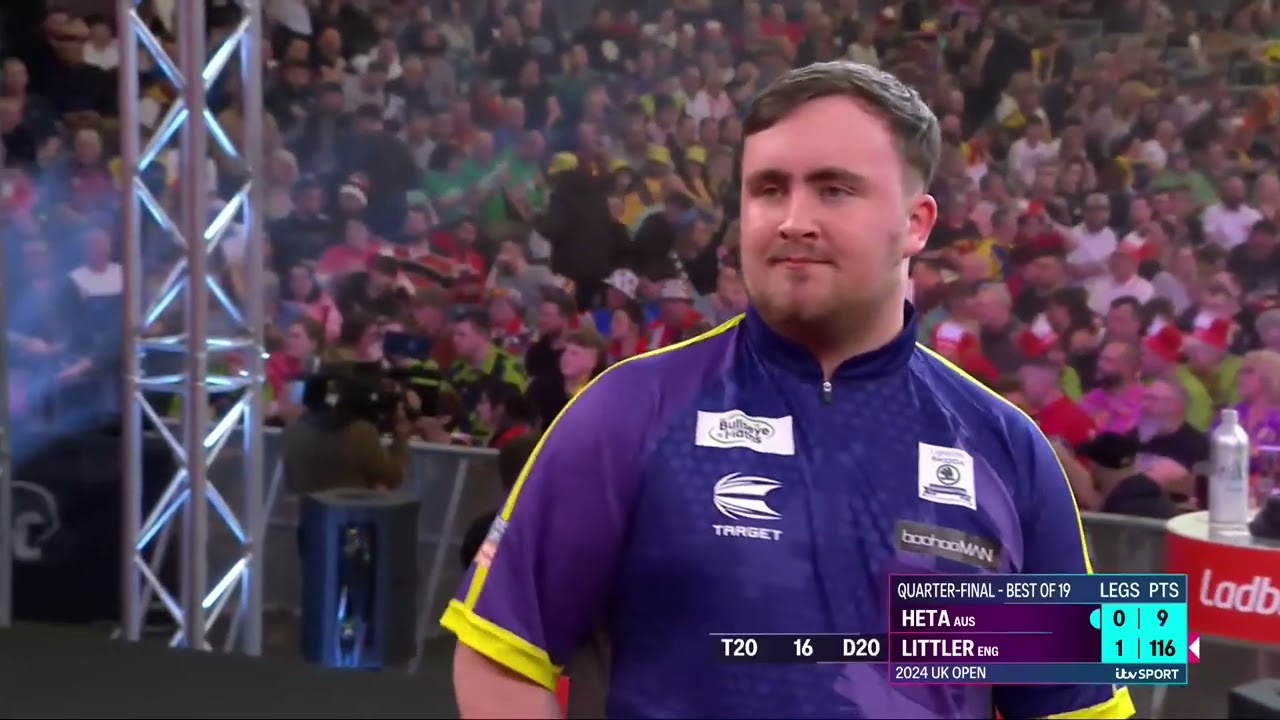 Luke Littler vs Damon Heta | UK Open 2024 | PDC Darts Full Match Replay