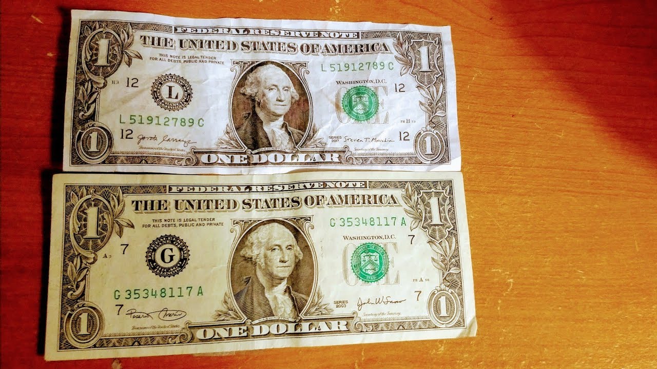 FAKE vs REAL one dollar bill (how to spot fake money)