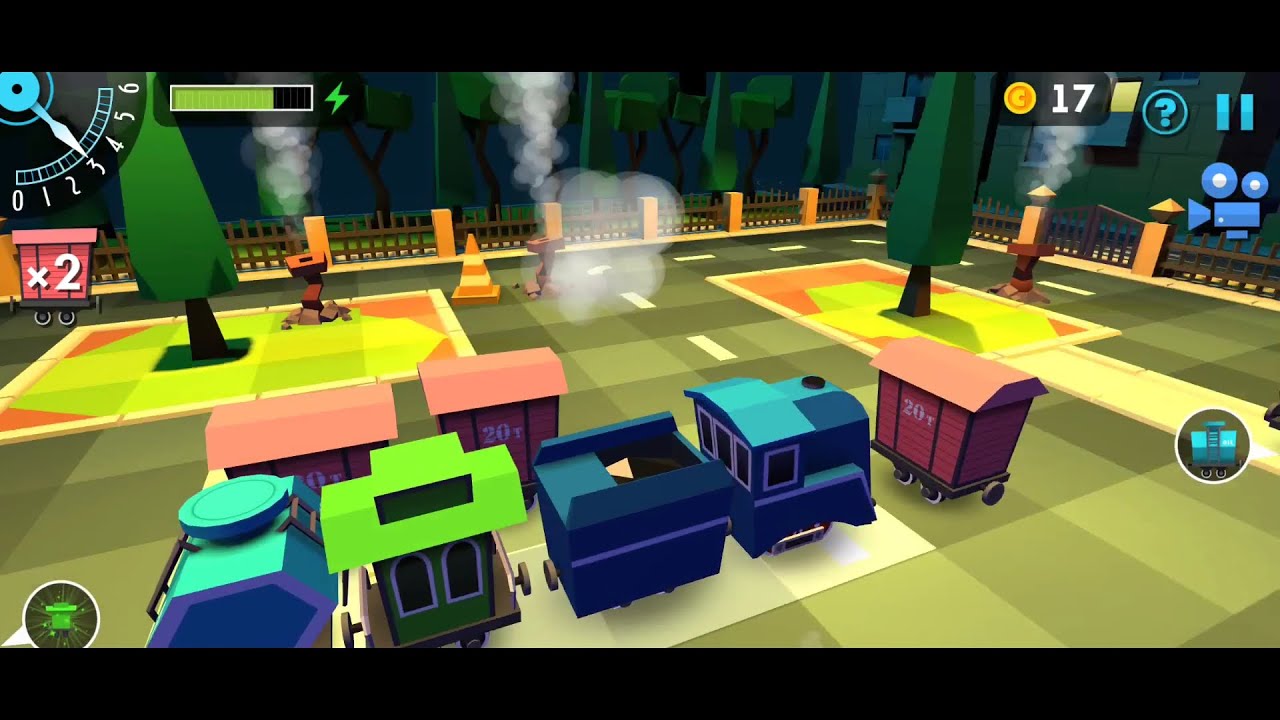 Brave Train (-by Artwork Games) - free offline arcade game for Android and iOS - gameplay.