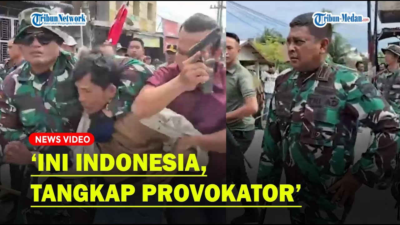 TNI Emosi dan Tangkap Pengibar Bendera Bulan Bintang di Aceh