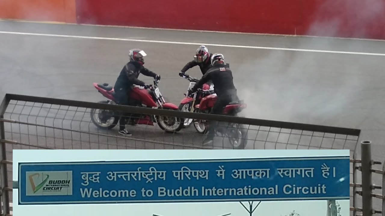 STUNT SHOW at BUDDHA INTERNATIONAL CIRCUIT || RACING