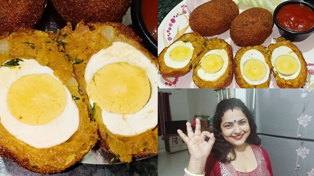 KOLKATA FAMOUS STREET FOOD DIMER CHOP RECIPE | EGG DEVIL RECIPE | SIMPLE AND EASY EGG CUTLET RECIPE