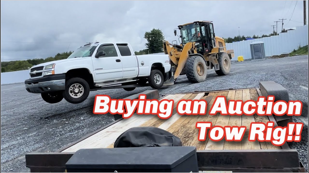 We bought a Tow Rig from Copart!!