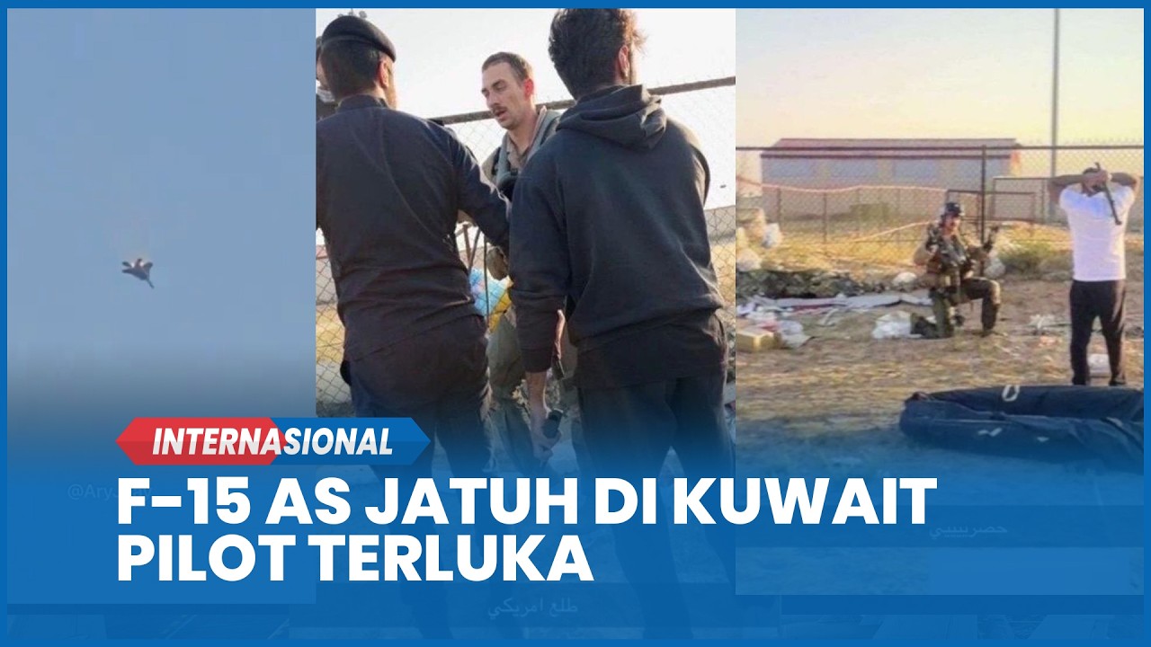 Jet Tempur F-15 AS Jatuh di Kuwait, Pilot Terluka Diselamatkan Warga