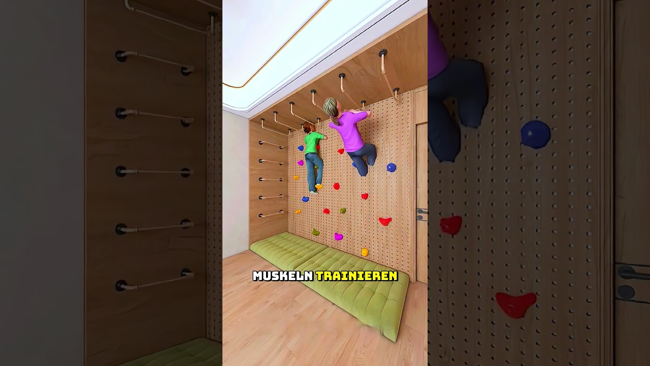 Gestalten Sie ein Spielplatz-Schlafzimmer f&uuml;r Ihr Kind! #shorts  #dekoration