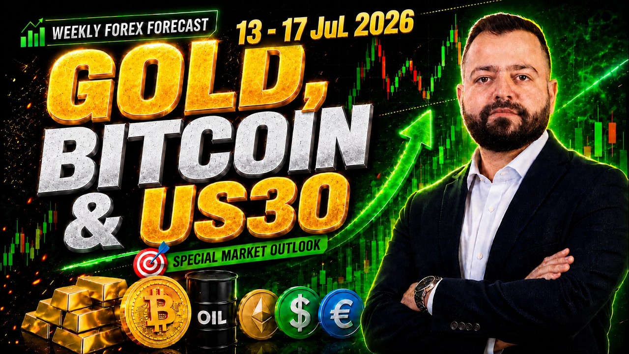 🎯TOP Analysis For This Week! GOLD, EURUSD, BTC & US30 - Forex Trading