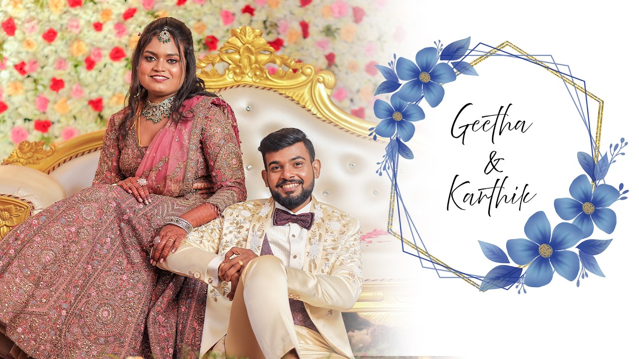Geetha❤️Karthik | Reception Candid Moments | 4K | www.tebostudios.com | 2025