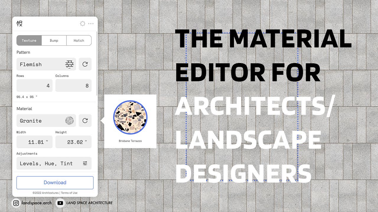How to edit and get free architectural and landscape textures