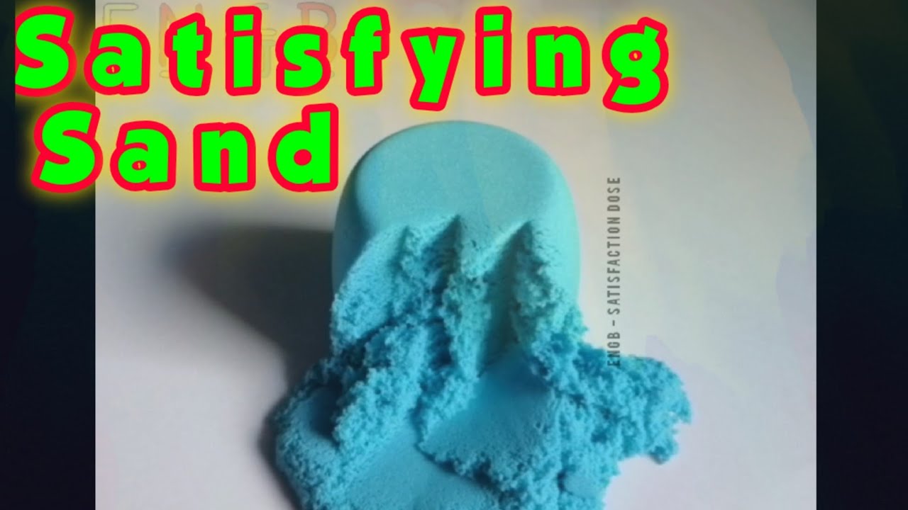 Satisfying ASMR Kinetic Sand ( No Music )