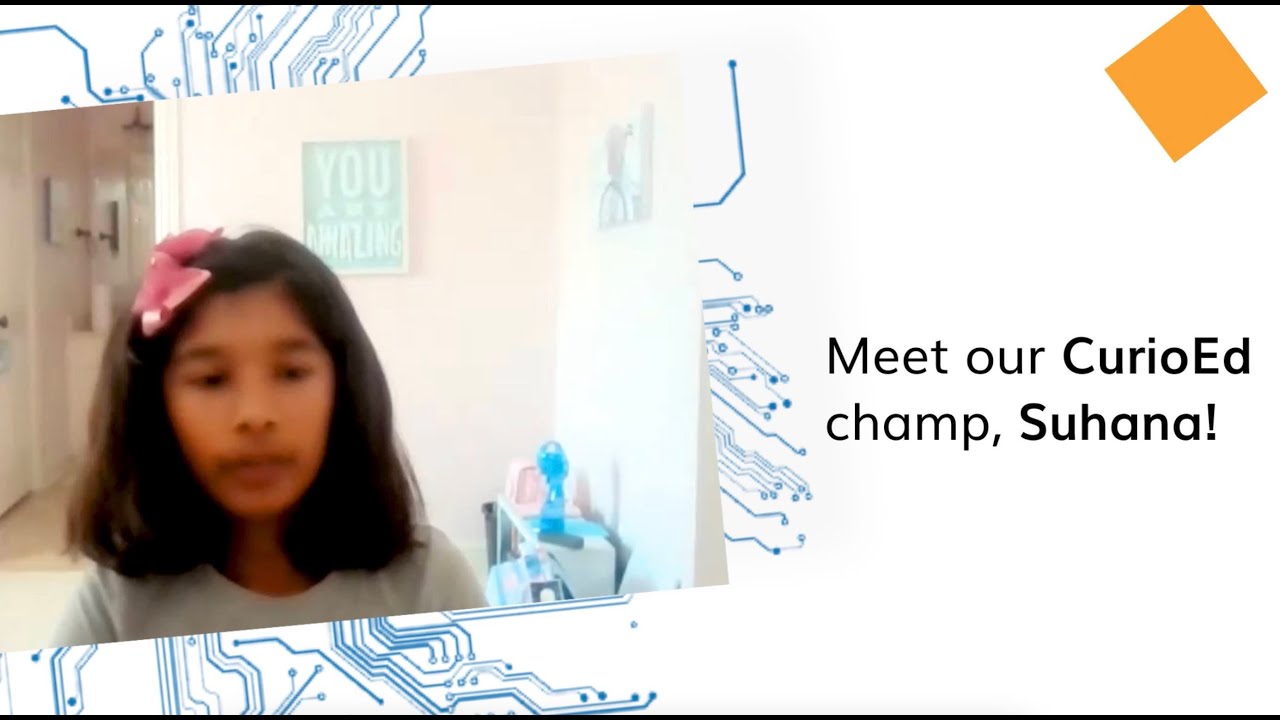 CurioEd Champ Suhana has built her own Digital Dice!