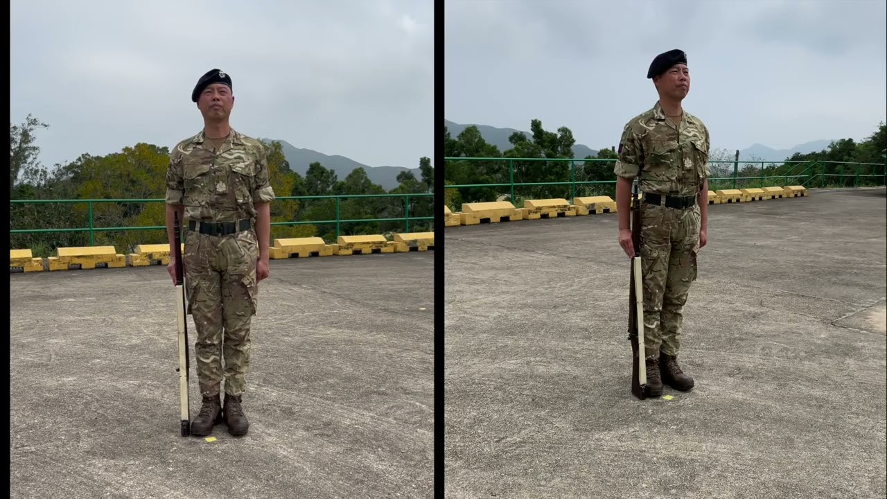 Rifle Exercises - The Trail Arms from the Shoulder and Order