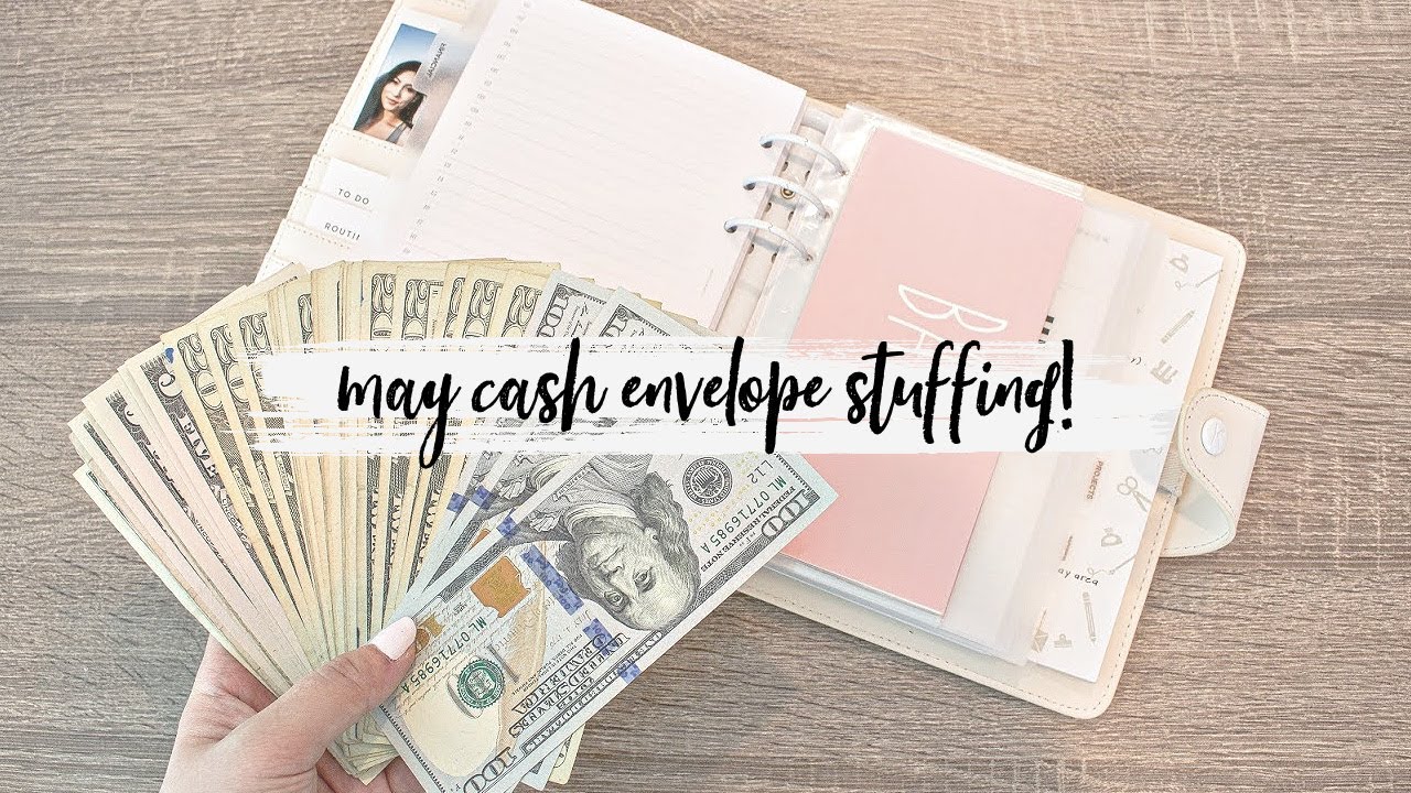 BUDGET WITH ME! May Cash Envelope Stuffing & Sinking Funds | Paycheck #1 (Real Numbers)!