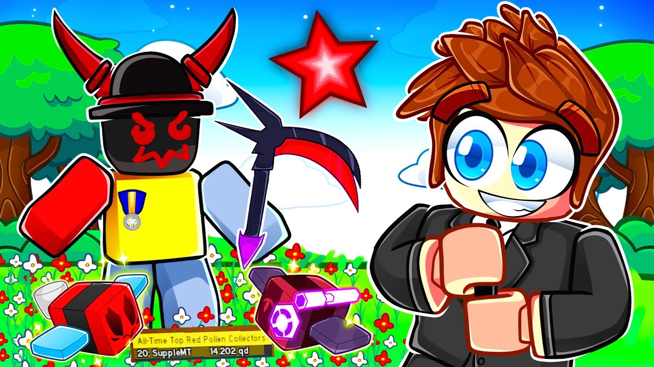 I Hired A PRO Red Hive To Help Me Boost As Red Hive In Bee Swarm Simulator! (100s of trillion made)