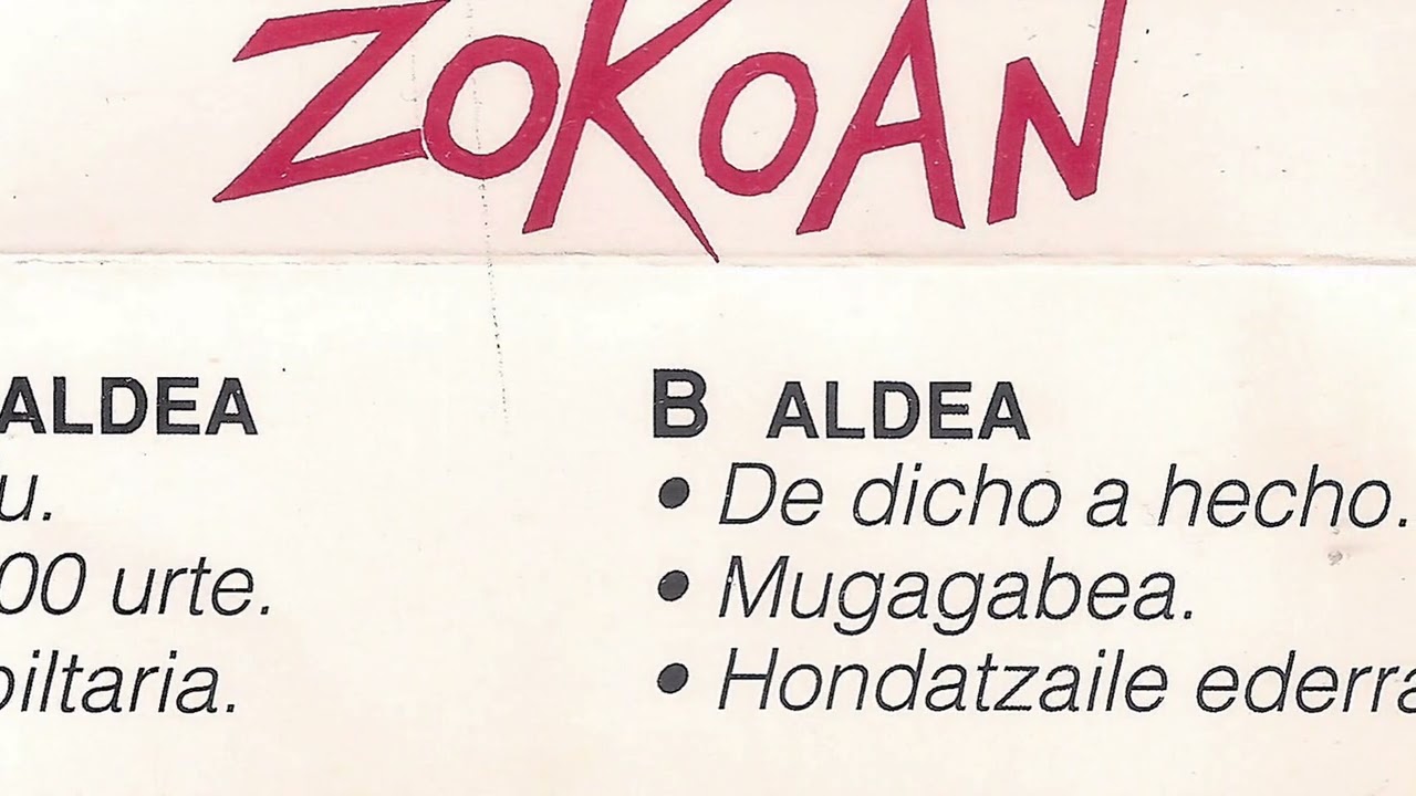 ZOKOAN - Ibiltaria
