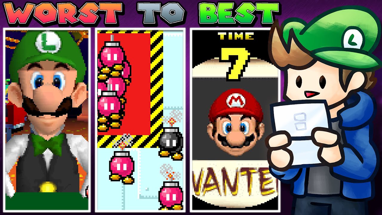 I Rank Every Mario 64 DS Minigame