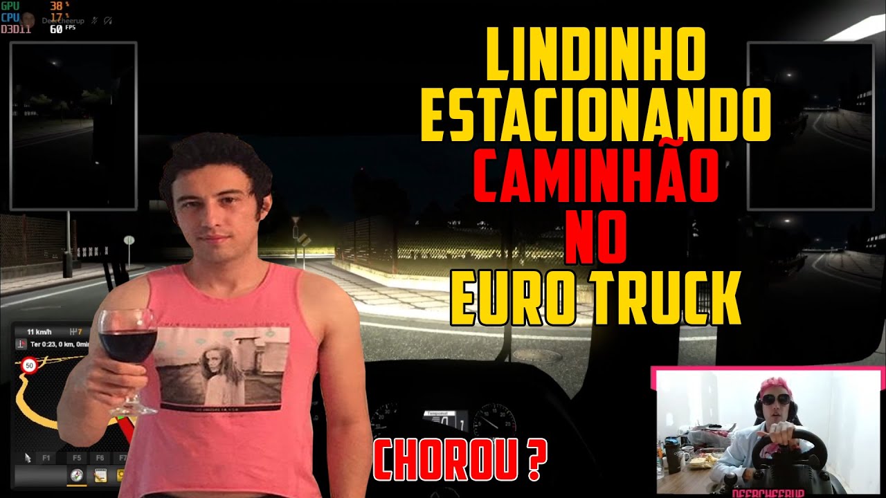 LINDINHO ESTACIONANDO O CAMINH&Atilde;O NO EURO TRUCK A NOITE ( chorou kkkkkkkkkkkkk)
