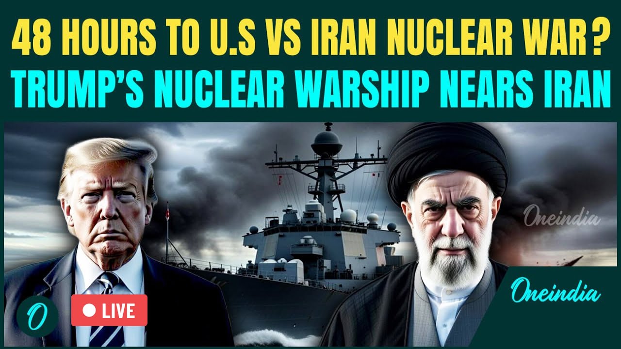 US Vs Iran NUCLEAR WAR LIVE: Trump’s NUCLEAR USS Abraham Lincoln GOES DARK| Countdown Begins