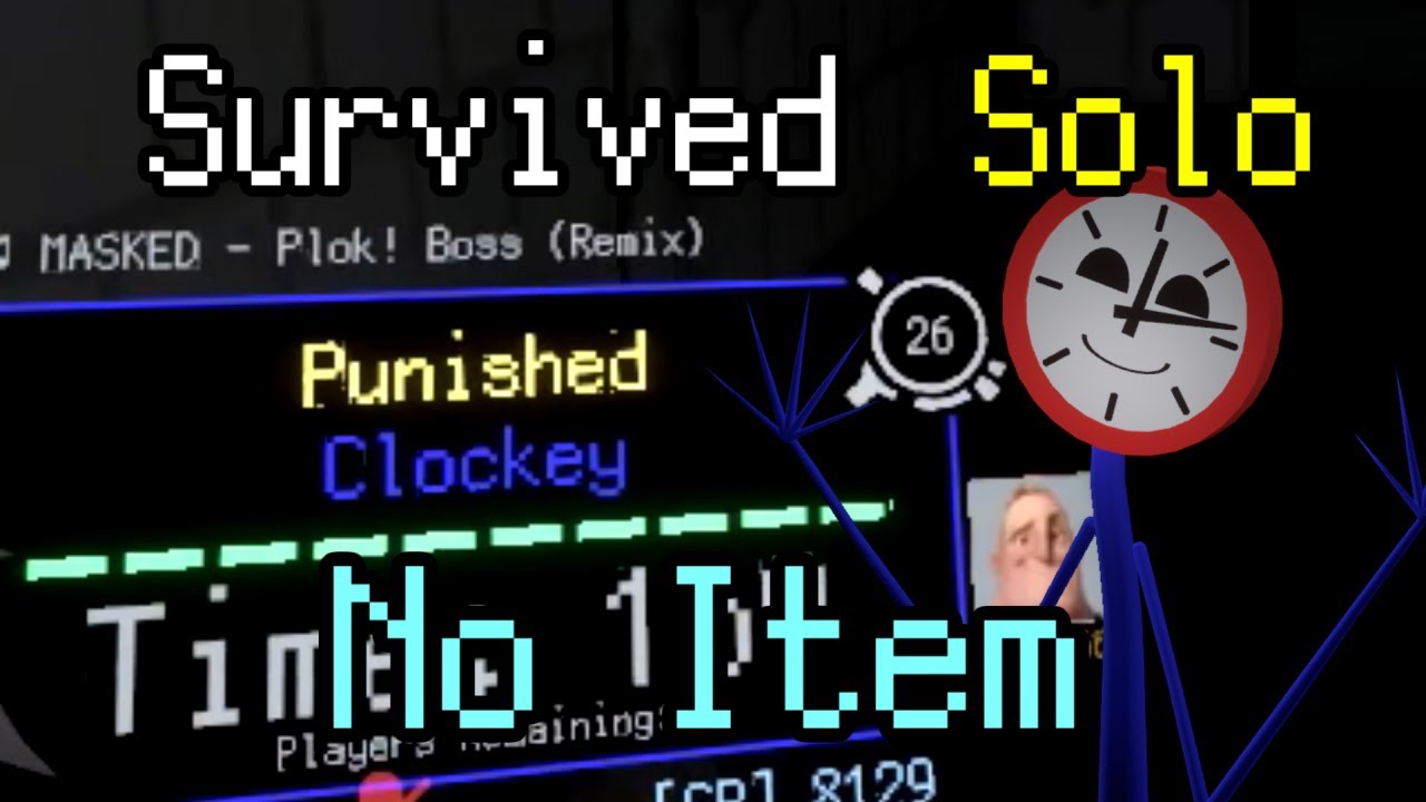 【Terrors of Nowhere】 Punished - Clockey - Survived Solo - in Experimentation 【No Item】