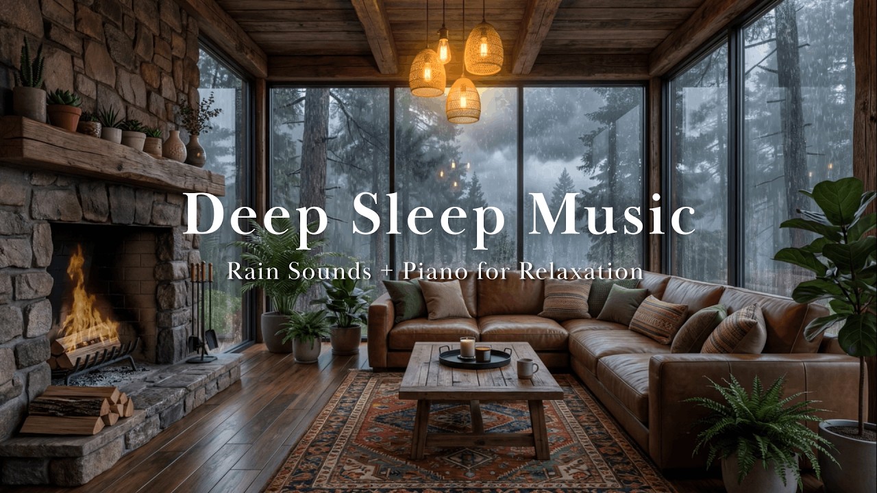 Premium Rain Ambience Experience 🌧️ Soft Piano Music for Deep Calm