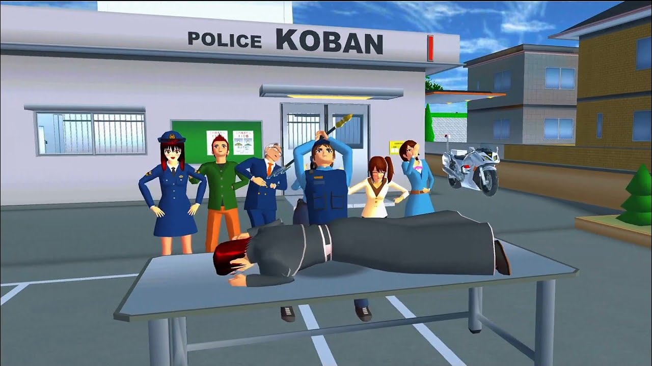 Robbers take revenge on the police👮‍♀️🥷||#sakuraschoolsimulator#shortfilm#trending#sss#fyp
