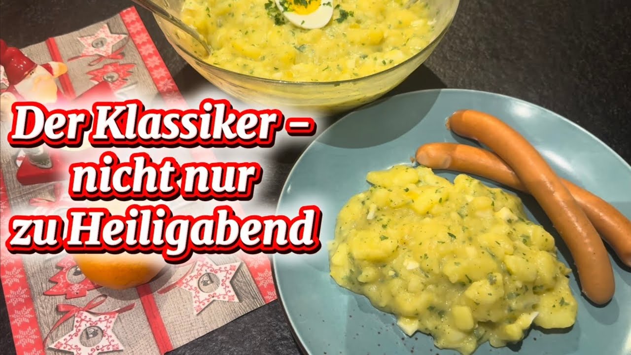 Cremiger Kartoffelsalat wie bei Oma👵ohne Schnick-Schnack würzig leckeres & schnelles Familienessen 