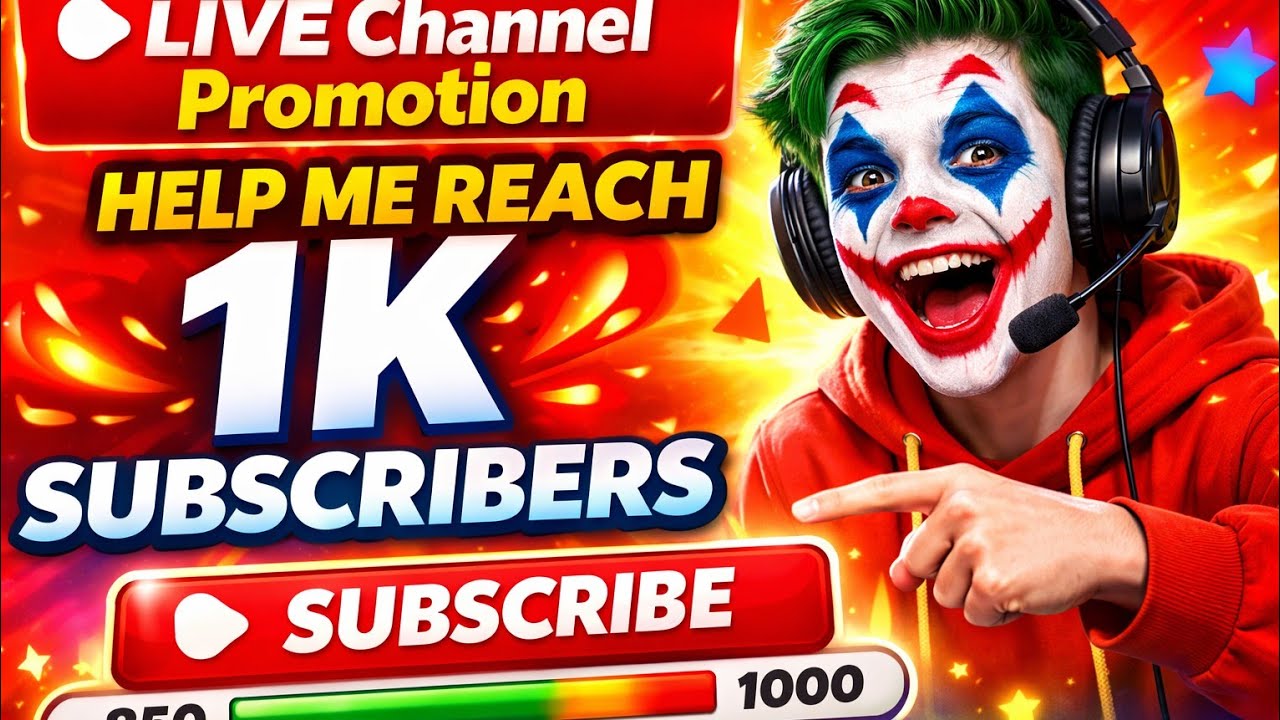 🔴 LIVE Shoutout & Channel Promotion | Instant Support