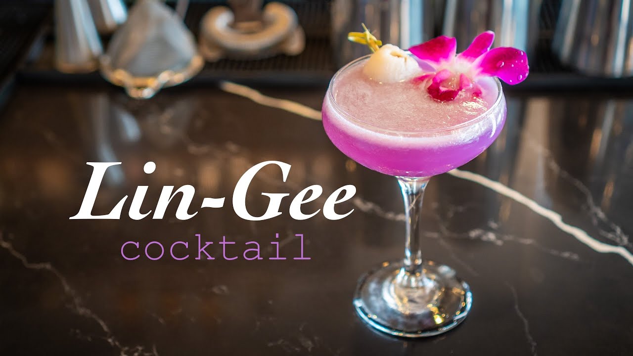 This amazing lychee cocktail is super easy to make!