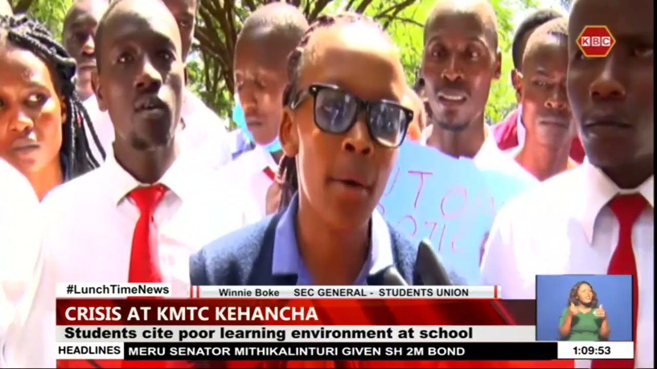 Learning paralyzed as Kuria West KMTC students protest