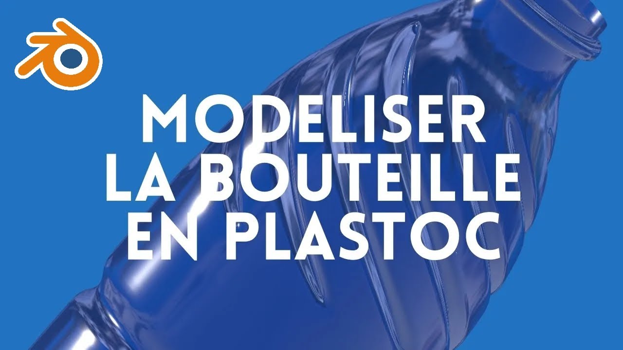Blender : Modéliser une bouteille en plastique 1
