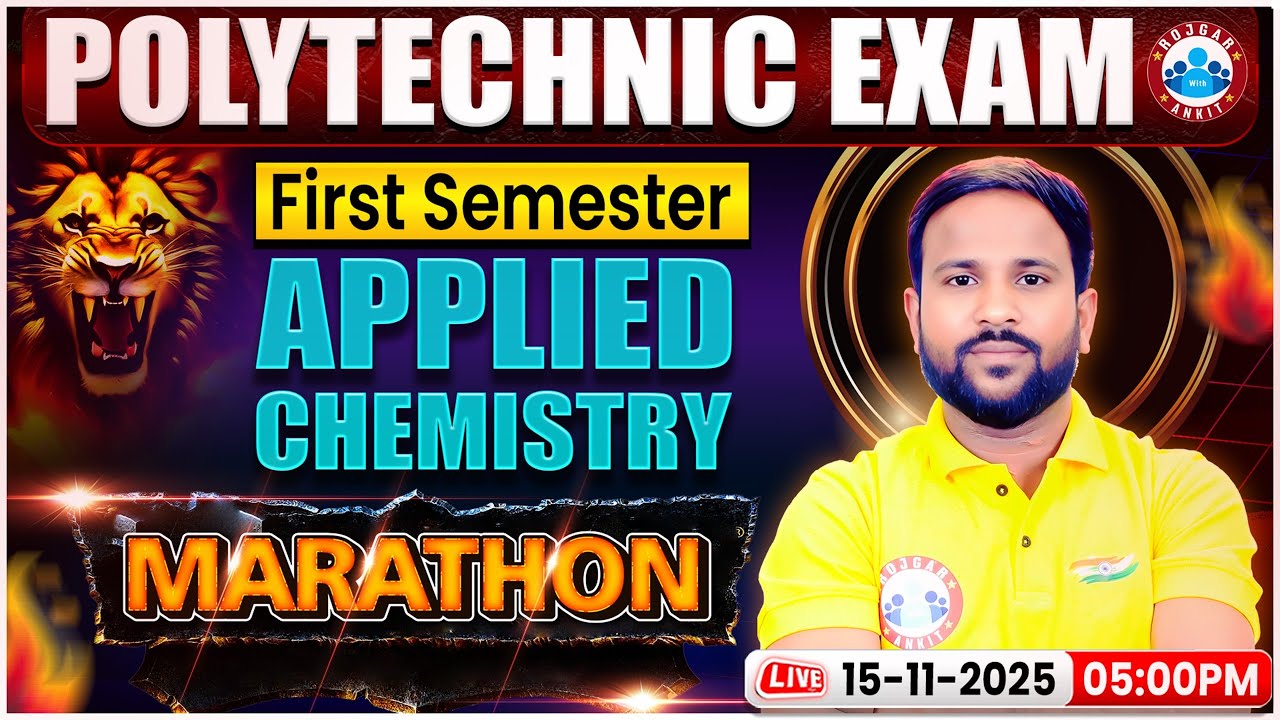 Polytechnic 1st Semester Chemistry Marathon | Complete BTEUP 1st Semester Chemistry | Sumit Sir