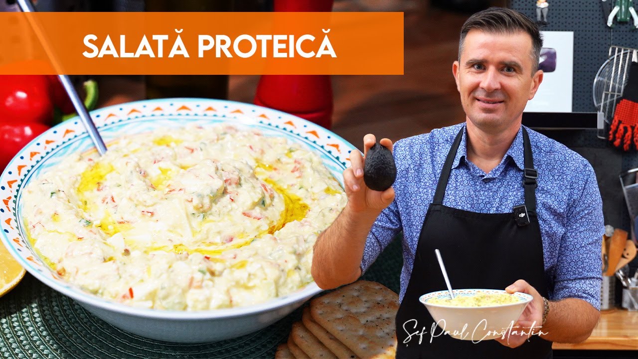 🥑🥚 Salată Proteică de Avocado cu Ou 😍 Gust și Energie pentru o zi 🥗 Șef Paul Constantin