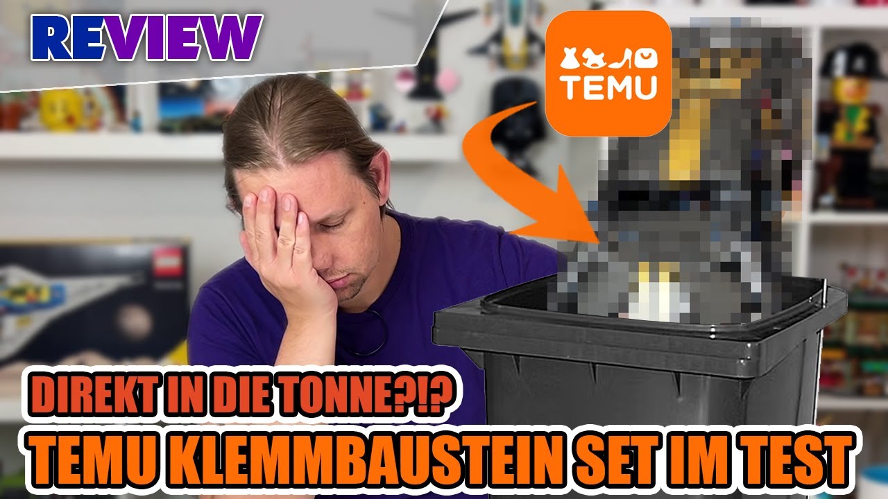 Klemmbaustein-Müll von TEMU! Warnung ⚠️ Nicht empfehlenswert