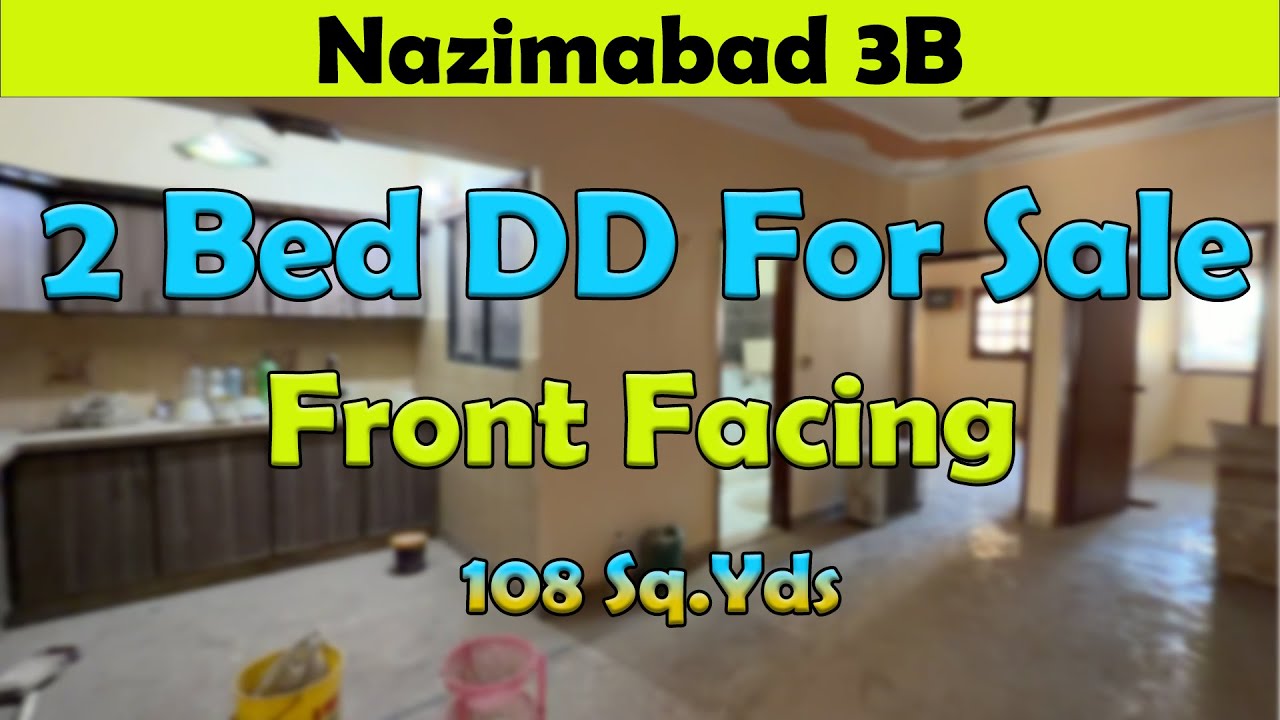 2 BED DD FOE SALE | NAZIMABAD 3B | FORNT FACING | 3rd FLOOR | SUB LEASED | READY TO MOVE |
