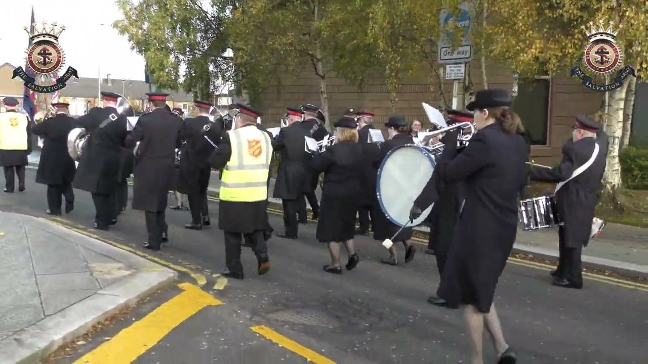 Ron Butters Bellshill Salvation Army Remembrance Day Parde 2022