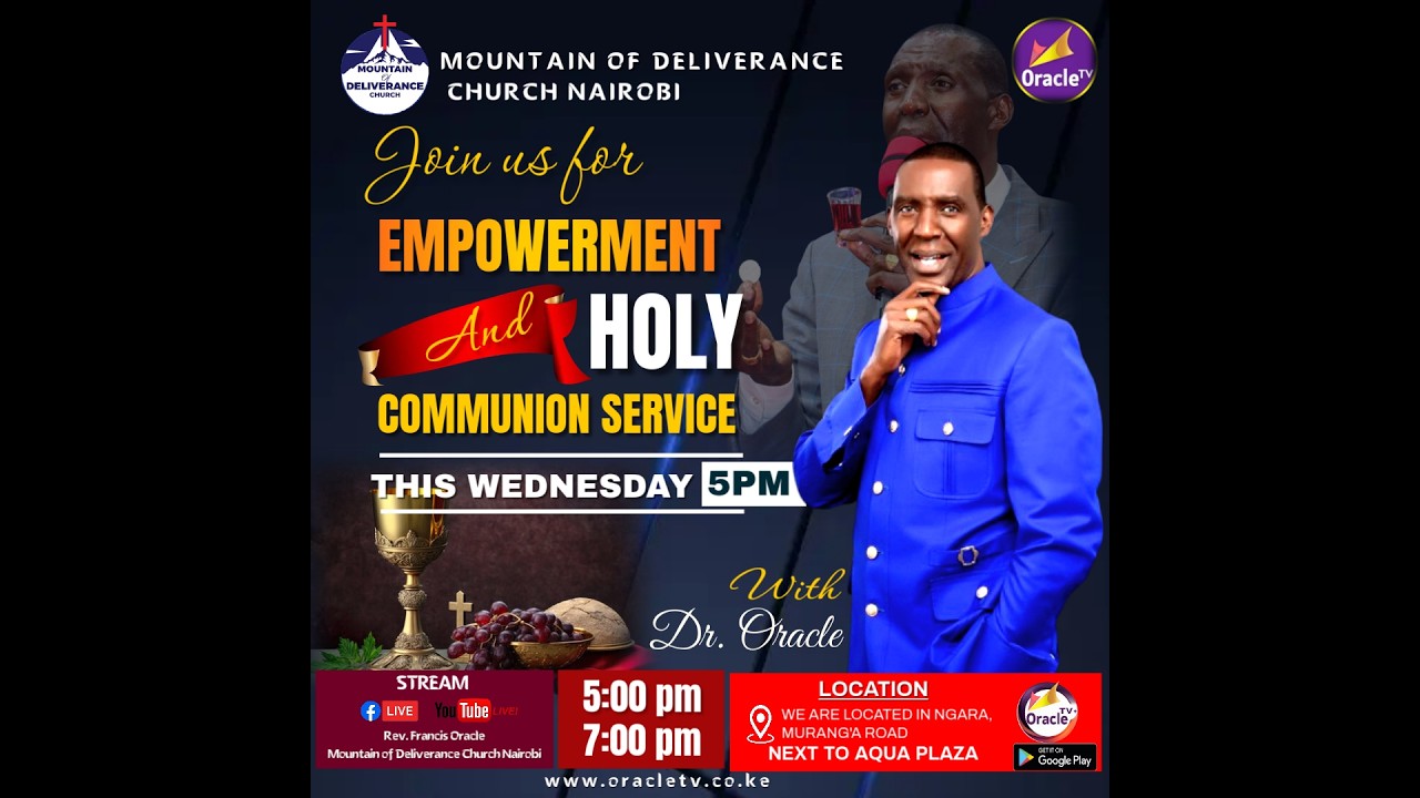 EMPOWERMENT AND HOLY COMMUNION SERVICE || DR.ORACLE.